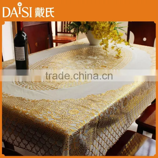 Table Covers Vinyl Lace Tablecloth Roll PVC Tablecloth Roll photo-2