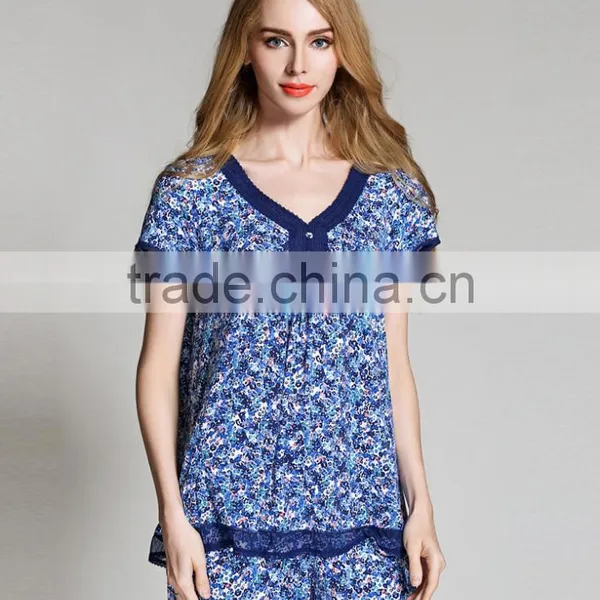 Women /girls Modal Pyjamas,summer Pyjamas,Adult Pajama Suits,pajama Sets,nightwear Pyjama photo-2