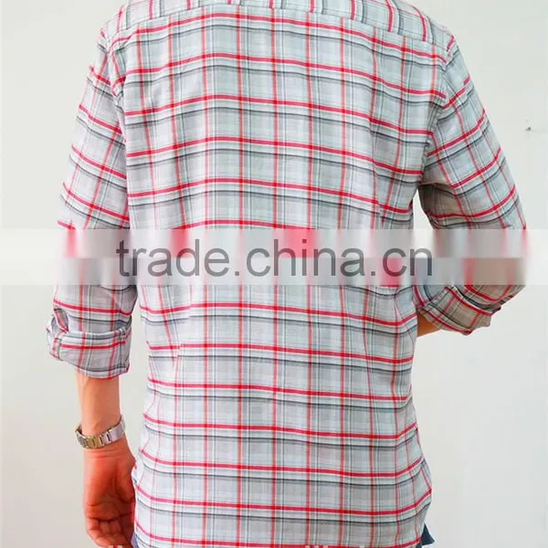 100% Cotton Yarn Dye Long Sleeve Shirt, Men Long Sleeve Shirt, Spring/fall Shirt photo-2