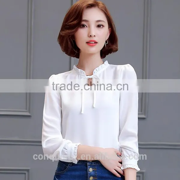 Made to Measure Beautiful Cotton Alim Fit Shirt for Office Women photo-2