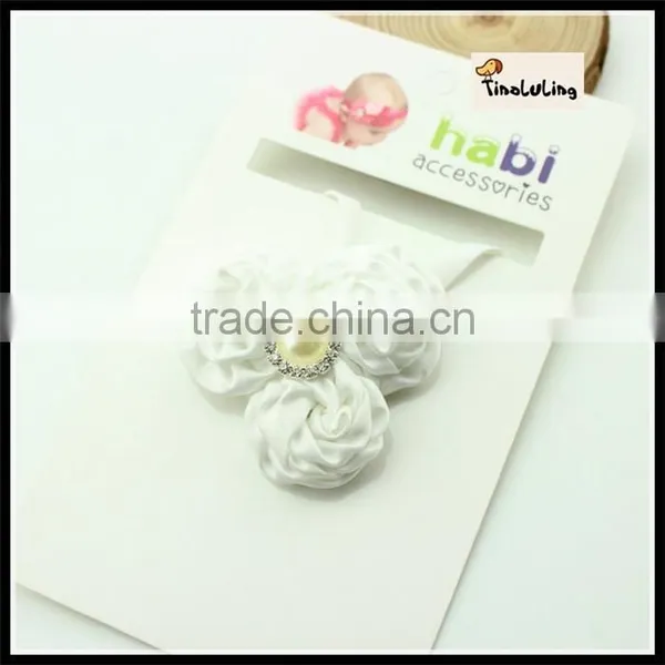 Light Yellow Headwear Headband Christmas Hairband With Perals TLLC-48 36 cm photo-2