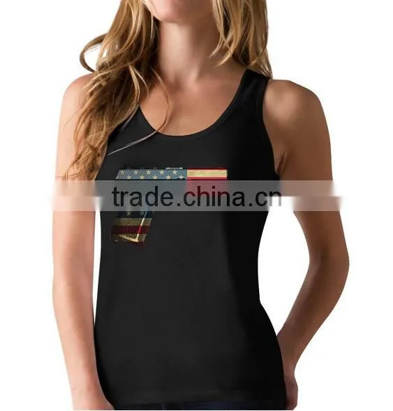 China Custom Fancy Screen Printing Sexi Imag Tank Tops for Girls photo-5