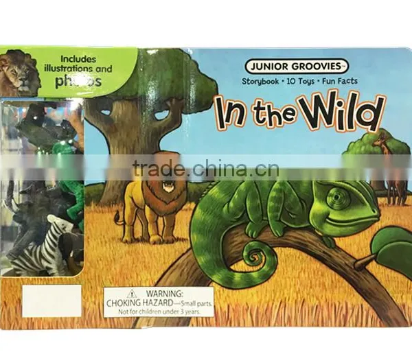 Children Carton Book EVA Book With Plastic Toys Customizable Education Book photo-4