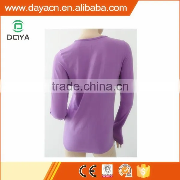 Women's Suitable Soft Long Sleeve T-shirt Seamless Long Sleeve T-shirt photo-2