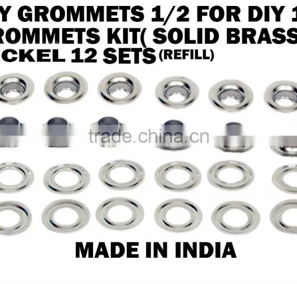 Solid Brass Grommets Kit for Leather photo-3