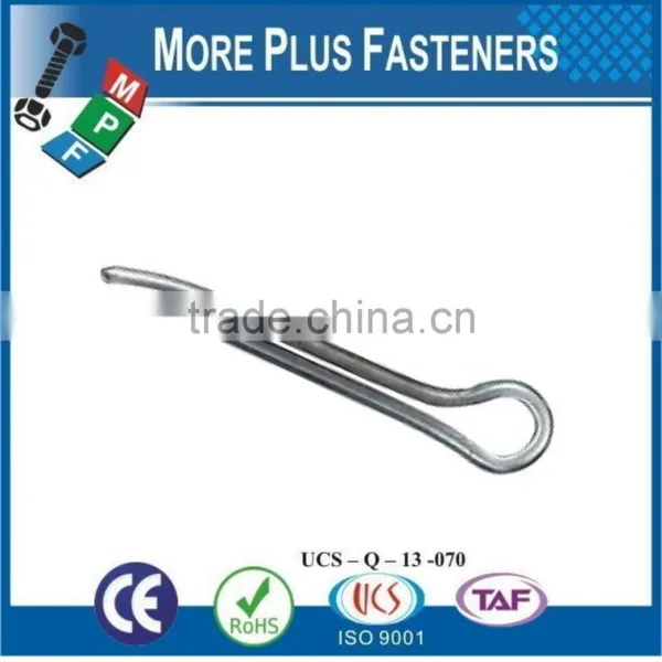 Made In Taiwan High Strength Spring Material Hammerlock Cotter Pin Stainless Steel Carbon Steel photo-5