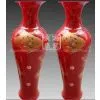 Wholesale Home Decorative Chinese Red Ceramic Vase