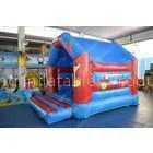 Lovely Residential Inflatable Bounce House With Fire - Retardant 18oz Commercial PVC