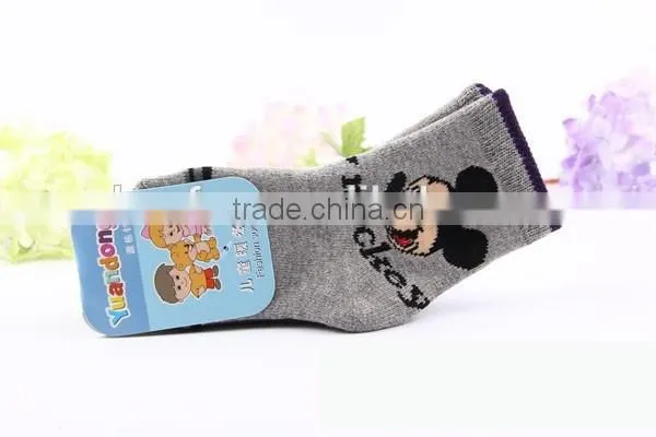 Autumn&winter High Quality 100%cotton Children Terry Thick Socks photo-2