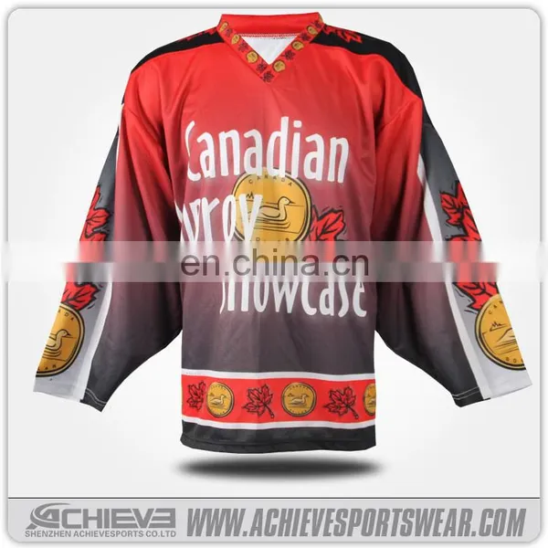 Custom Sublimation Team Ice Hockey Jerseys Made in Achieve photo-4
