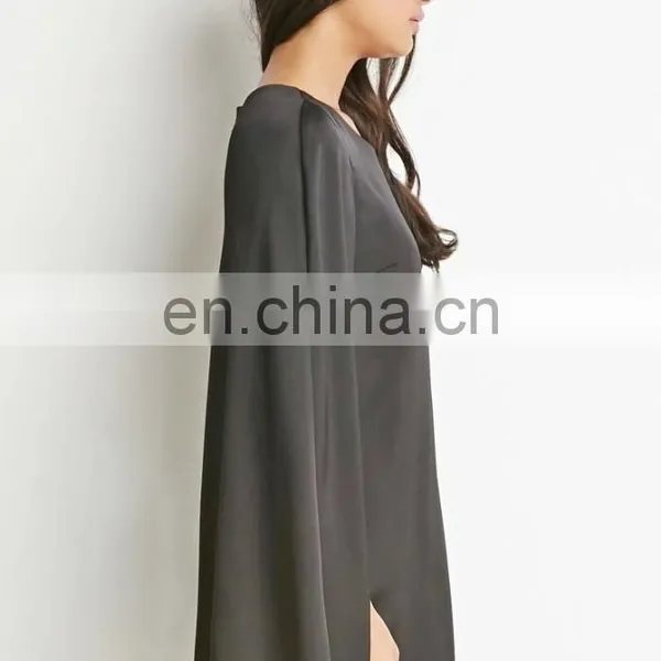 Ladies Smart Casual Dress Layered Back Sexy Sheath Mini Dress With a Layered Keyhole Back photo-3