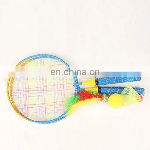 Kid's Badminton Sets Children Indoor/Outdoor Sports Toy Ball Game-Orange/White photo-3