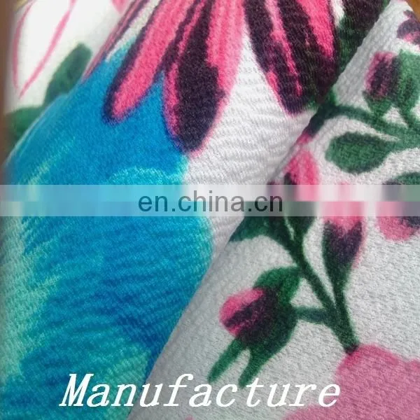 Winfar Knitting Textile Print Bubble Polyester Crepe Fabric photo-4