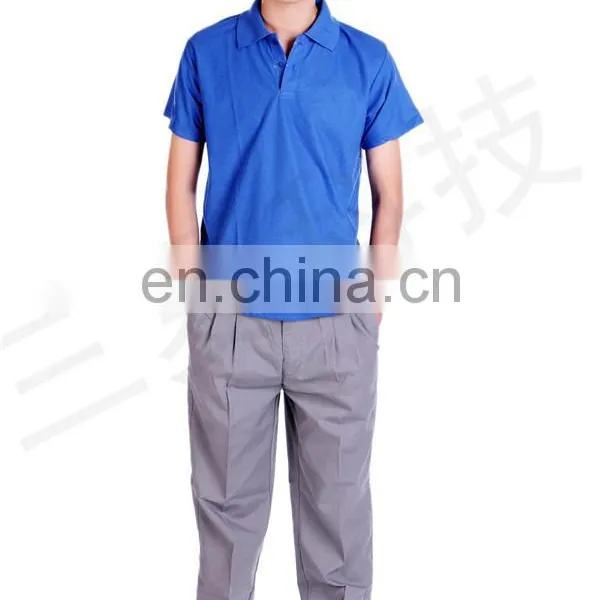 Work Industrial Uniform/Cheap Work Uniform Breathable Polo Shirts for Mens Slim Fit photo-2