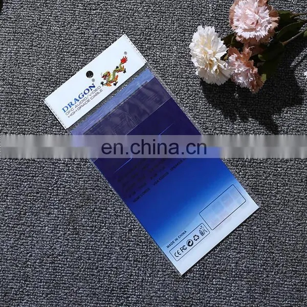 Factory Supply Opp Bag With Header/colorful Plastic Bag photo-3