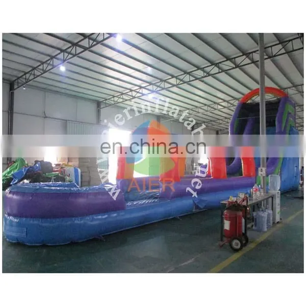 2017 Aier Supper Fun Summer Water Slide With Pool/summer Inflatable Water Slide photo-2
