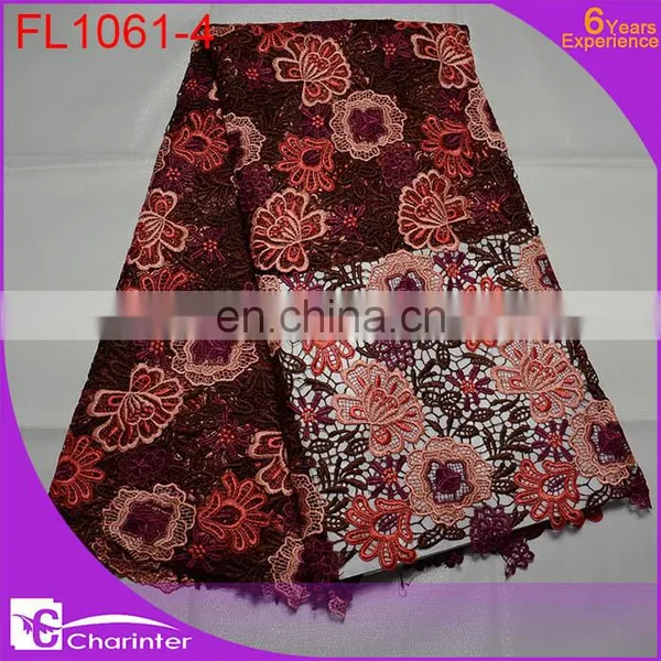 Guipure Lace/embroidery Lace/french Lace Fabric/african Lace Fabric/cord Lace Fabric FL1061-1 photo-4