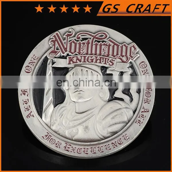Customized Precious Logo Embossed ag 999 Silver Coin photo-3