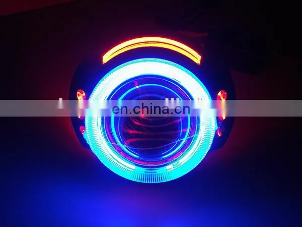 2.5" Hid Xenon Halo Projector Headlights for h1 h4 h7 With Ccfl Angel Eyes photo-6