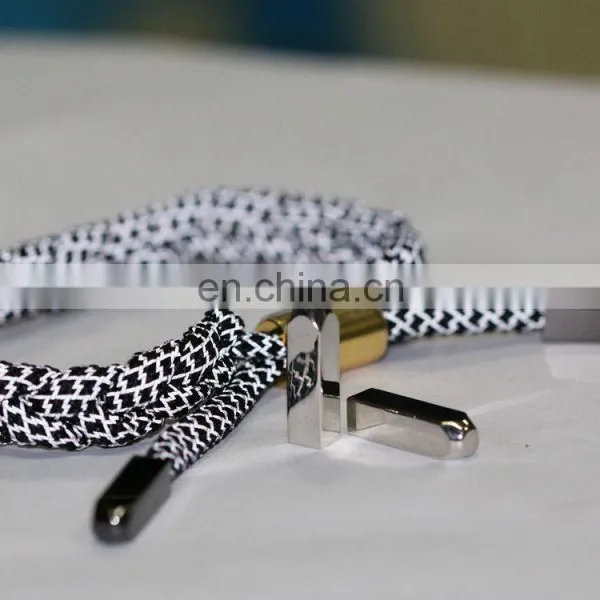 Hot Selling Custom Metal Shoe Lace Bracelets With Yeezy Lace Metal End photo-4