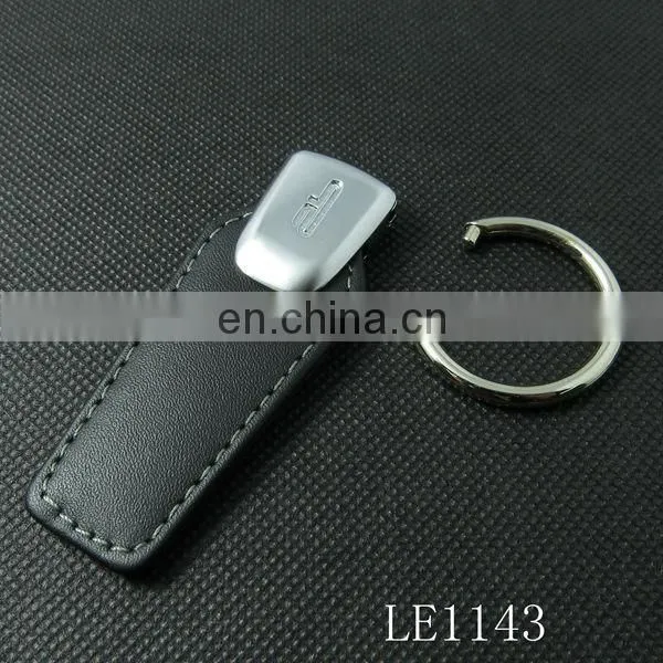 Wholesale PU Leather Keychain Custom High Quality Real Leather Keyring photo-3