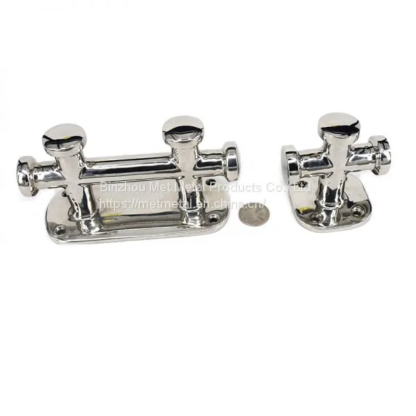 Stainless Steel Cross Bollard Double photo-2