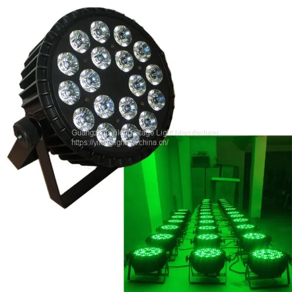 Китайский WIFI 18X18W RGBWA+UV 6 в 1 PAR светодиодный светильник, дешевые беспроводные светодиодные прожекторы вверх, светодиодное освещение прожекторами вверх, светодиодный PAR64 светильник, DMX светодиодное сценическое освещение
