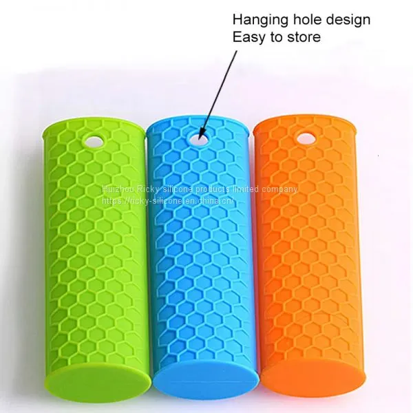 Silicone Hot-Handle Holder Lodge Pot Sleeve Ashh Cover Grip for Kitchen Pan Hold photo-3