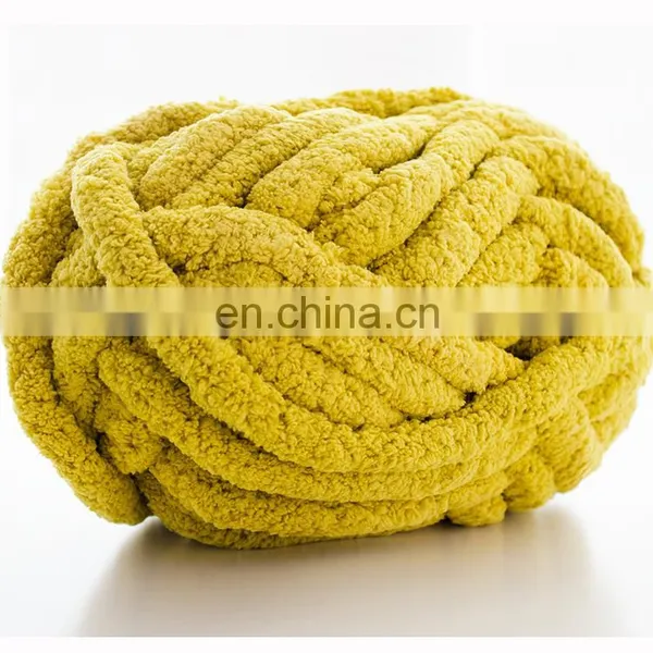 100% Polyester Big Ball Yarn Roving Yarn for Hand Knitting photo-5