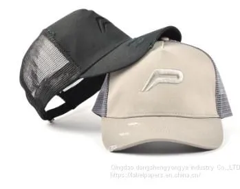 Cheap 3D 100% Cotton Embroidery Custom Mesh Trucker Cap and Hat