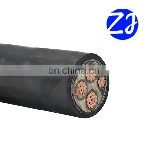 4 Core Copper YJV22 3*70+1*35 Electric Power Wire Cable photo-4