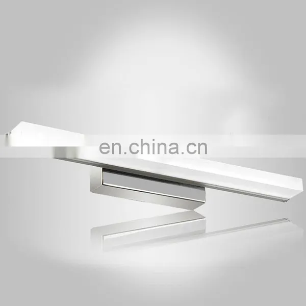 Modern Mirror Light Fashion Hotel Bathroom LED Wall Lamp Stainless Steel Lights photo-2