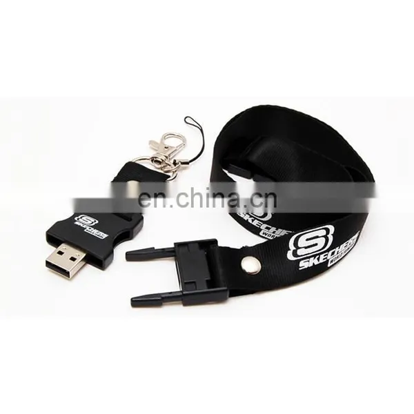 Business Gift Factory Lanyard USB Flash Drive 8GB 16GB Lanyard USB Memory photo-2