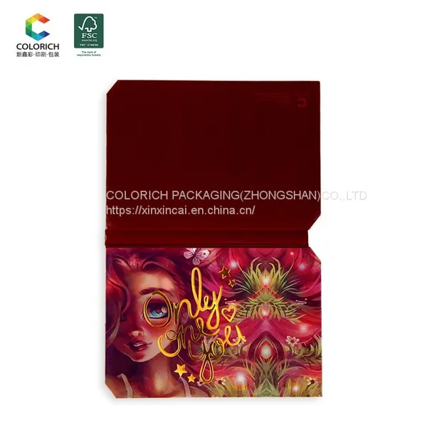 Wholesale Empty Eyeshadow Palette Magnetic Paper Case Makeup Packaging Eyeshadow Container High Pigmented Eyeshadow Palette photo-4