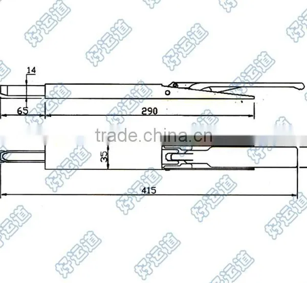 03125 Door Gear Flush Handle photo-2