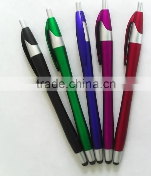 2 in 1 lacquer ball pen stylus pen funny stylus pen