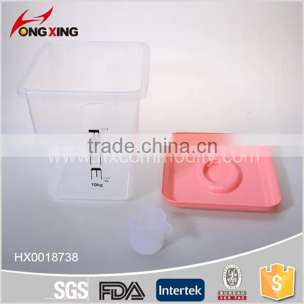 10KG The Large Capacity Plastic Rice Storage Bucket photo-2