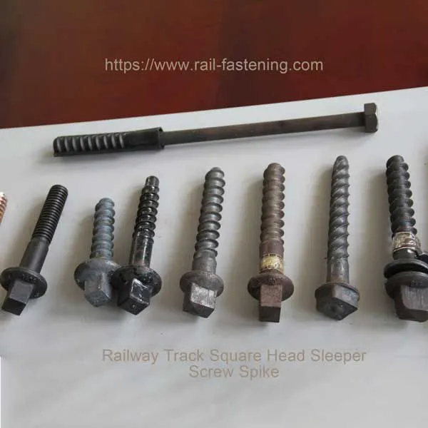 Square Head Sleeper Screw Spike of Raiway Track photo-2