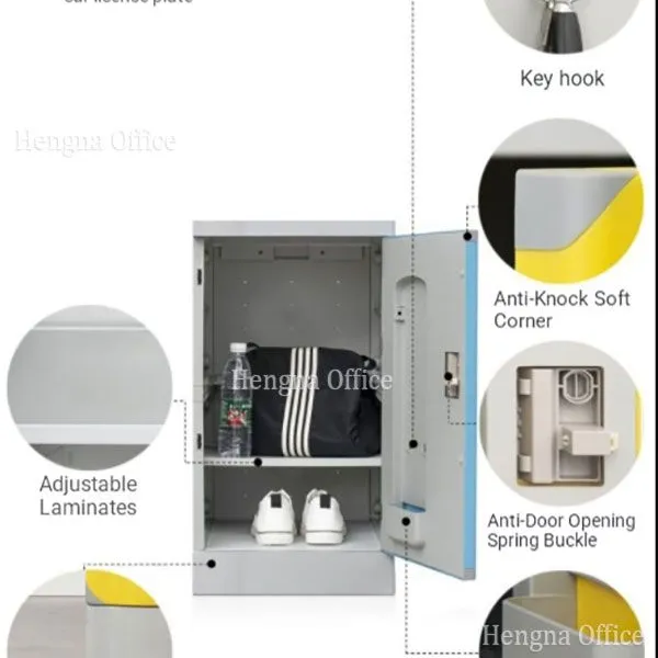 Anti-tilt ABS Plastic Storage Cabinet | With Laser-printed Number Plate | for Elementary School Classroom photo-2