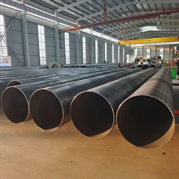 Supply Dn600 Water Supply Spiral Steel Pipes With Internal and External Plastic Coating, Made of Q235b Material, Customizable photo-5