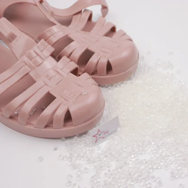 Modified DIP Shoes Material PVC Granules Pellets for Flip Flop Slippers Shoe Sole PlasticPellets for Flip Flop Slippers Shoe photo-2