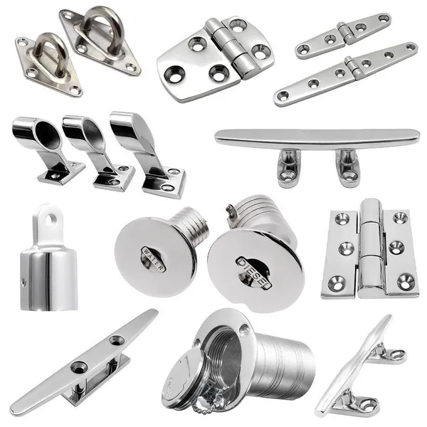 Boat Parts Product Manufacturer 316 Stainless Steel Marine Hardware Kayak Yacht Rope Mooring Cleat Accessory Boat Accessory for Boat photo-3