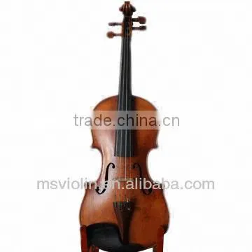 Professional Antique Carved Violin Handmade in China for Sale