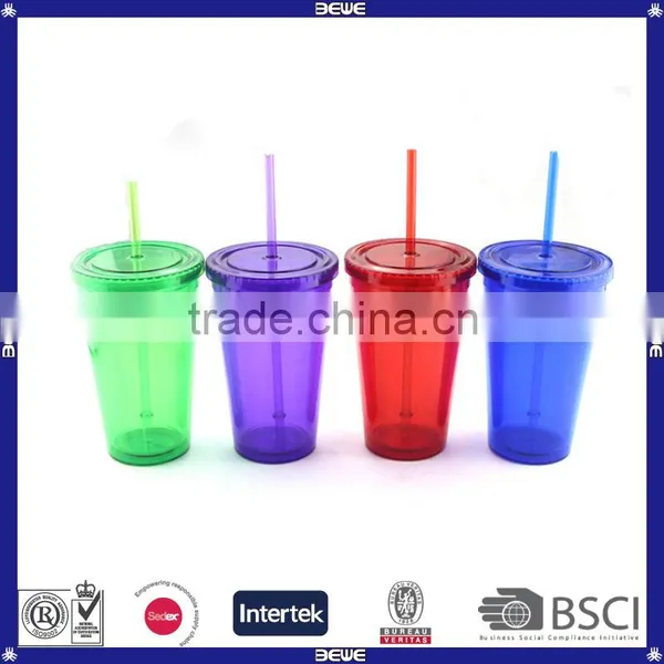 Hot Sell Customized Double Wall 16oz Cheap Price Plastic Tumbler Mug photo-6