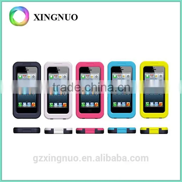 Fashion Design Clean pc Silicone Waterproof Phone Case for Iphone 5 photo-6