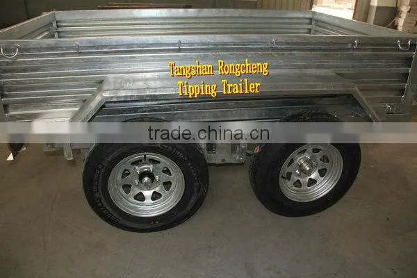 Hot Dipped Galvanized Hydraulic Tipping Box Trailer/ Tipper Trailer/ Farm Trailer photo-5