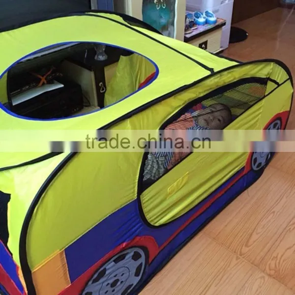 Large Space Safety Lovely Cool Car Shape Play House Children Kids Play Tent photo-2
