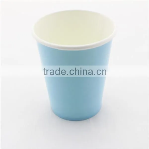 Disposable Solid Blue Drinking Paper Cups for Wedding Usage photo-2