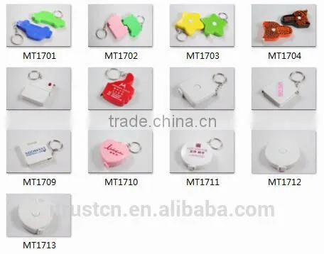 Mini White Hearts Tape Measure MT1713 photo-5
