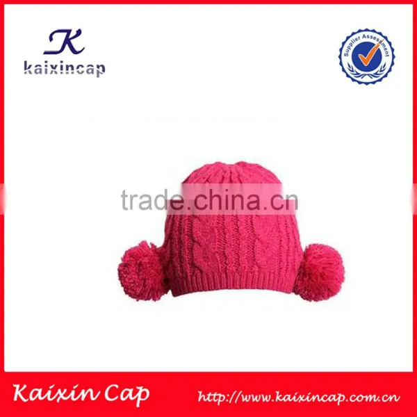 Customized High Quality Popular Fashion Colorful Winter Knitted Beanie Cap photo-2